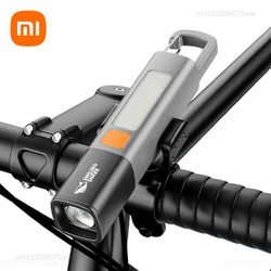 Xiaomi Outdoor COB Side Light Night Riding Lamp Zoomable Long Range Portable Carrying LED Flashlight Bicycle Lights with Clip-on