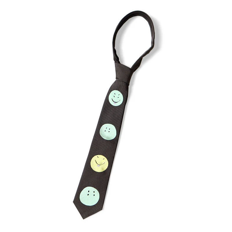 

2026 KAPITAL Галстук с принтом, нишевый дизайн, высококачественный, универсальный, повседневный, персонализированный, модный, с бантом