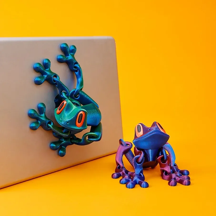 2026Creative and Funny Lifelike 3D Frog Variable Design Refrigerator Magnets Cute Refrigerator Magnets Whiteboard Sticker Decora