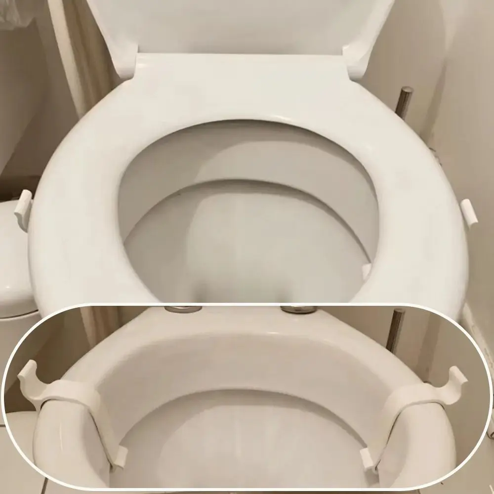 Convenient Touch Free Toilet Seat Handle Anti-Loose Sturdy Grip Handle Toilet Lid Lifter Toilet Seat Stabilizer Hands-Free