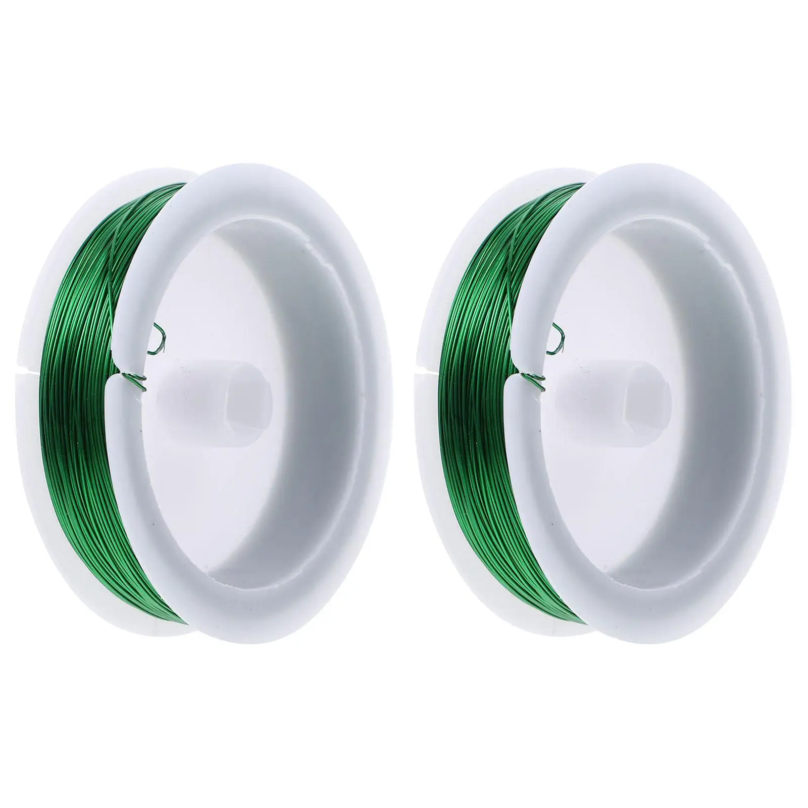 

2 Rolls Colored Iron for Jewelry Making Lightweight Bendable NonFade Craft Handmade Wire Artificial Flower DIY Wire