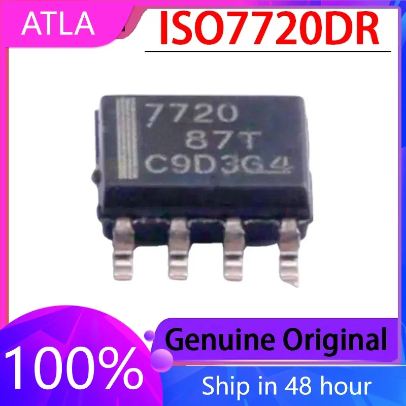 1PCS Original Genuine ISO7720DR SOIC-8 Dual Channel Enhanced Digital Isolator Chip