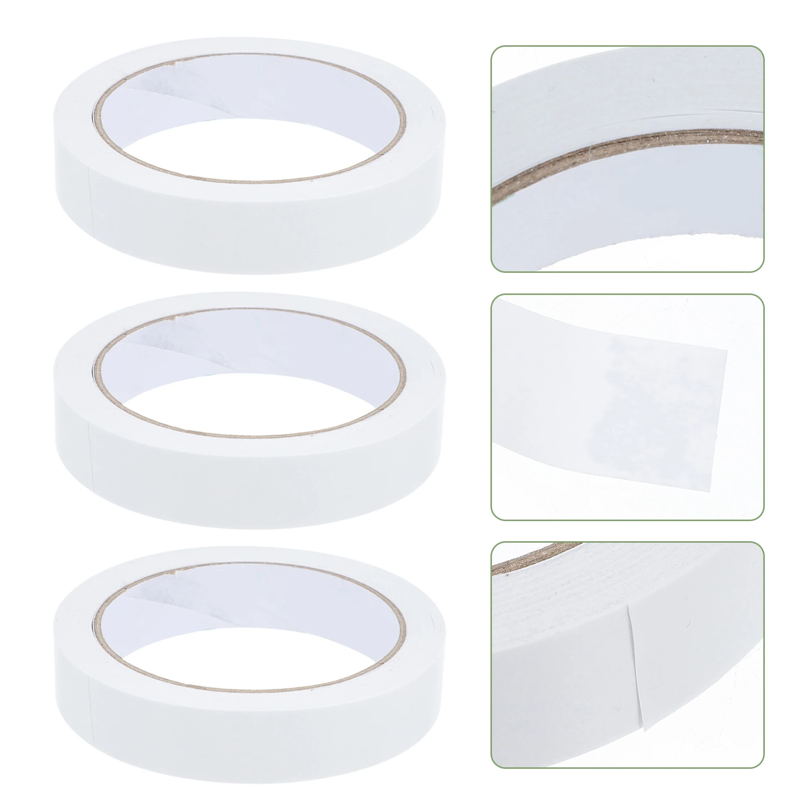 5 Pcs Environmentally Friendly Velvet Tape Tearable Adhesive Seal Paper Kraft Decorative Packing Packaging