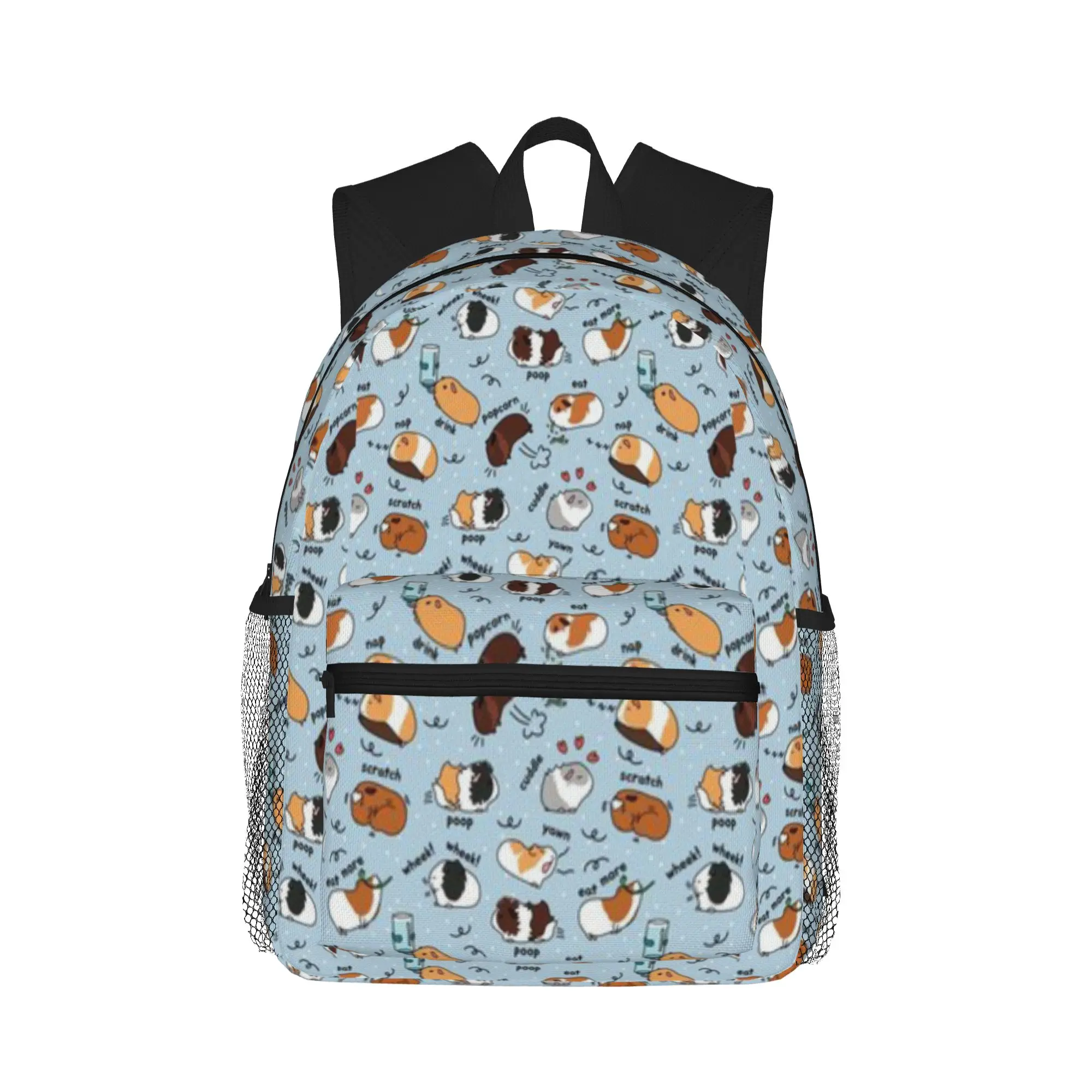 Guinea Pig Daily To-Do List - Blue Background  Casual Backpack for Students and Adults Backpacks for women