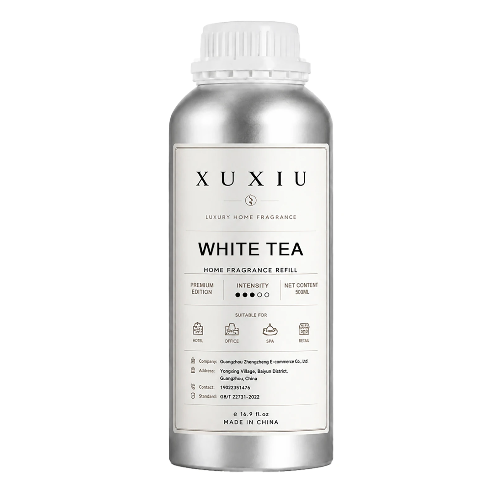 500ml non-flaming fragrance oil provides long-lasting fragrance. Suitable for hotels and households. Fragrance diffuser.
