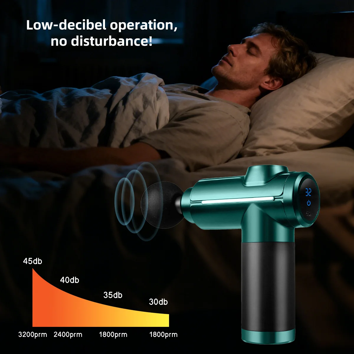 Alat pijat multifungsi untuk seluruh tubuh, perawatan otot, senyap dan rendah kebisingan, unisex, alat pijat leher untuk kebugaran.