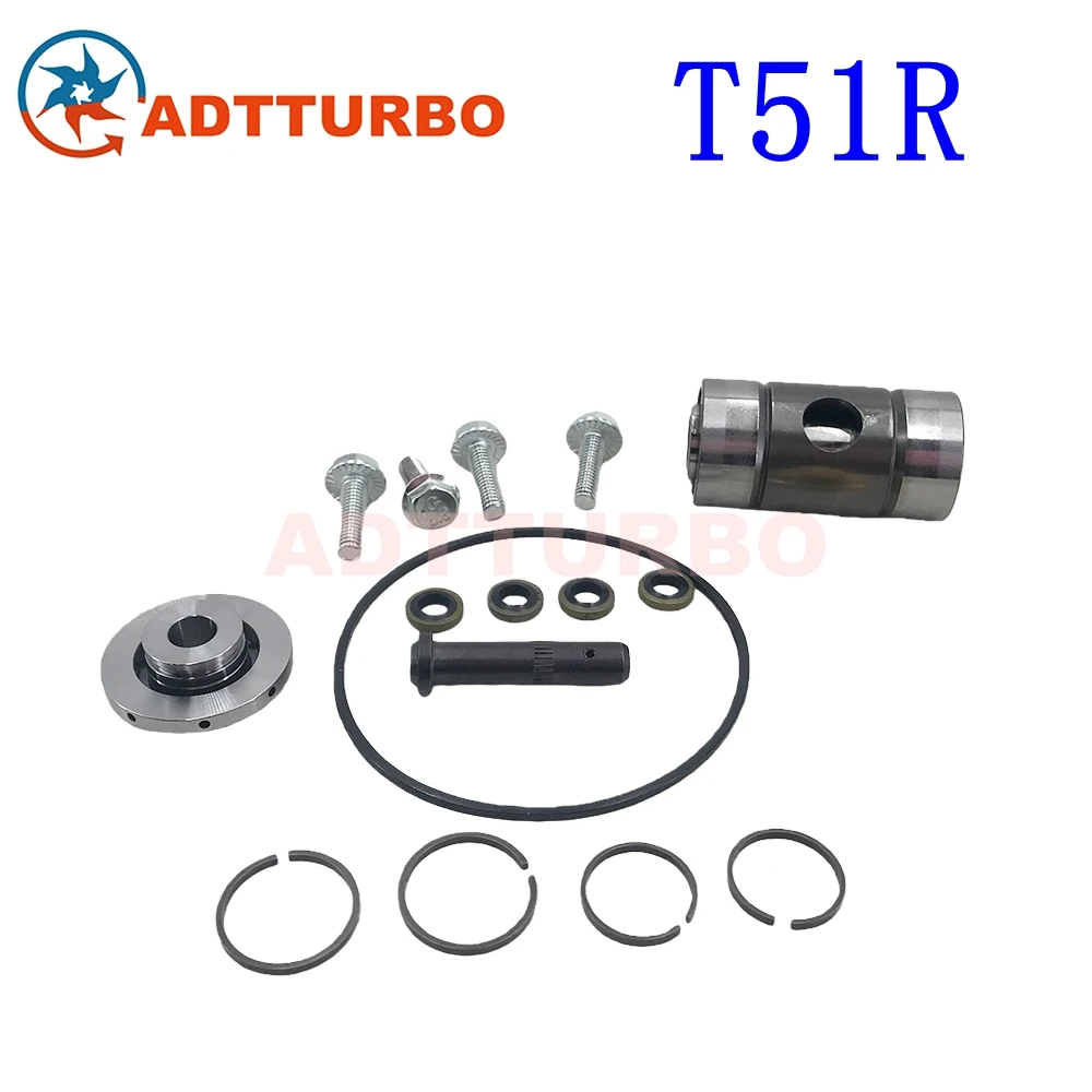 T51R السيراميك المزدوج الكرة تحمل ترقية توربو إصلاح أطقم A/R 1.0 دفعة لسباق أداء الشاحن التربيني