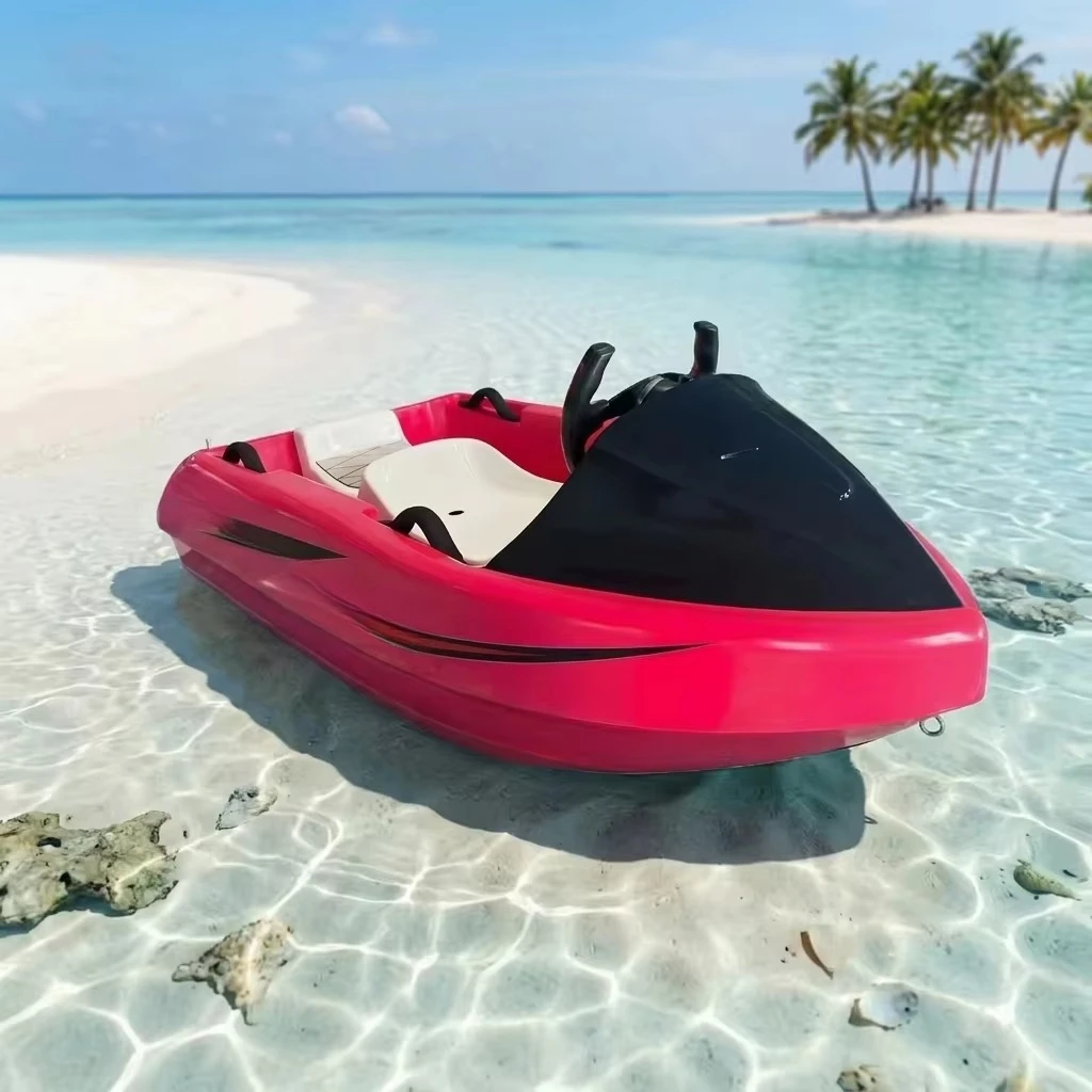 CE Certified High Quality Fiberglass Hull Rib Inflatable Jet Ski Boat with 2 Stroke Engine