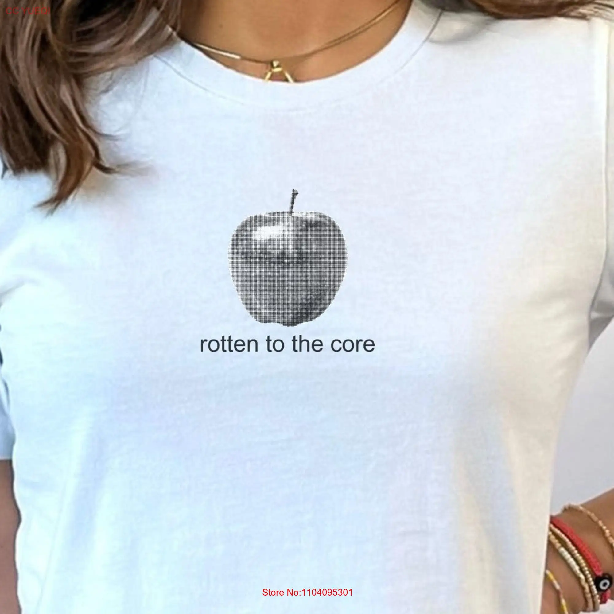 Rotten To The Core T Shirt CharliXCX Charli XCX Right long or short sleeves