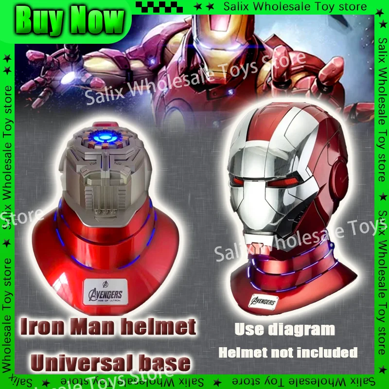 Iron Man Autoking 1/1 Mk5 Helmet Bluetooth Audio Base Remote And Voice Control Iron Man Automatic Helmet Base Gifts Customized