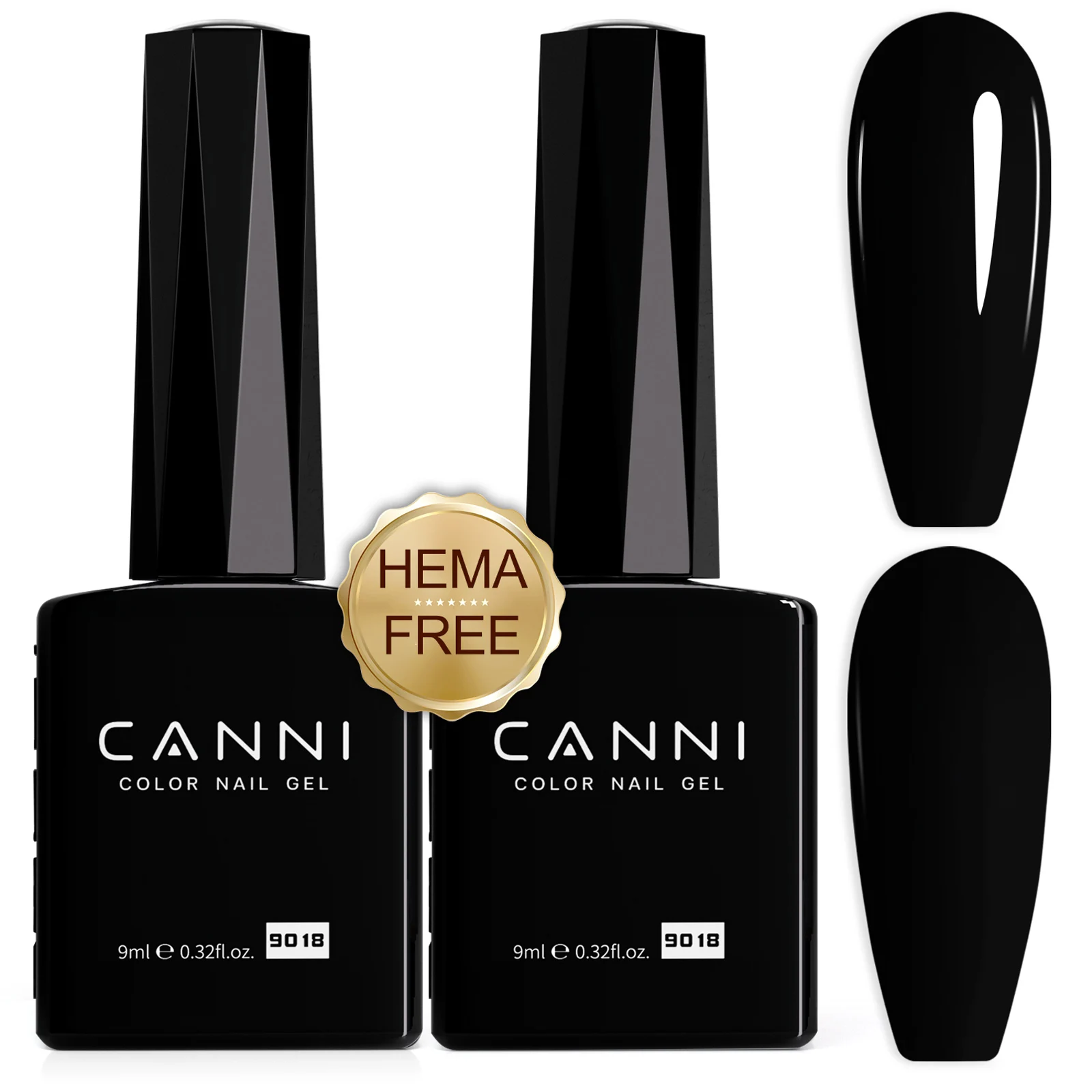 2pcs*9ml CANNI HEMA FREE Diamond Top Coat pH Bond to Dehydrator Semi Permanent Pure White Red Soak Off UV LED Nail Gel Polish