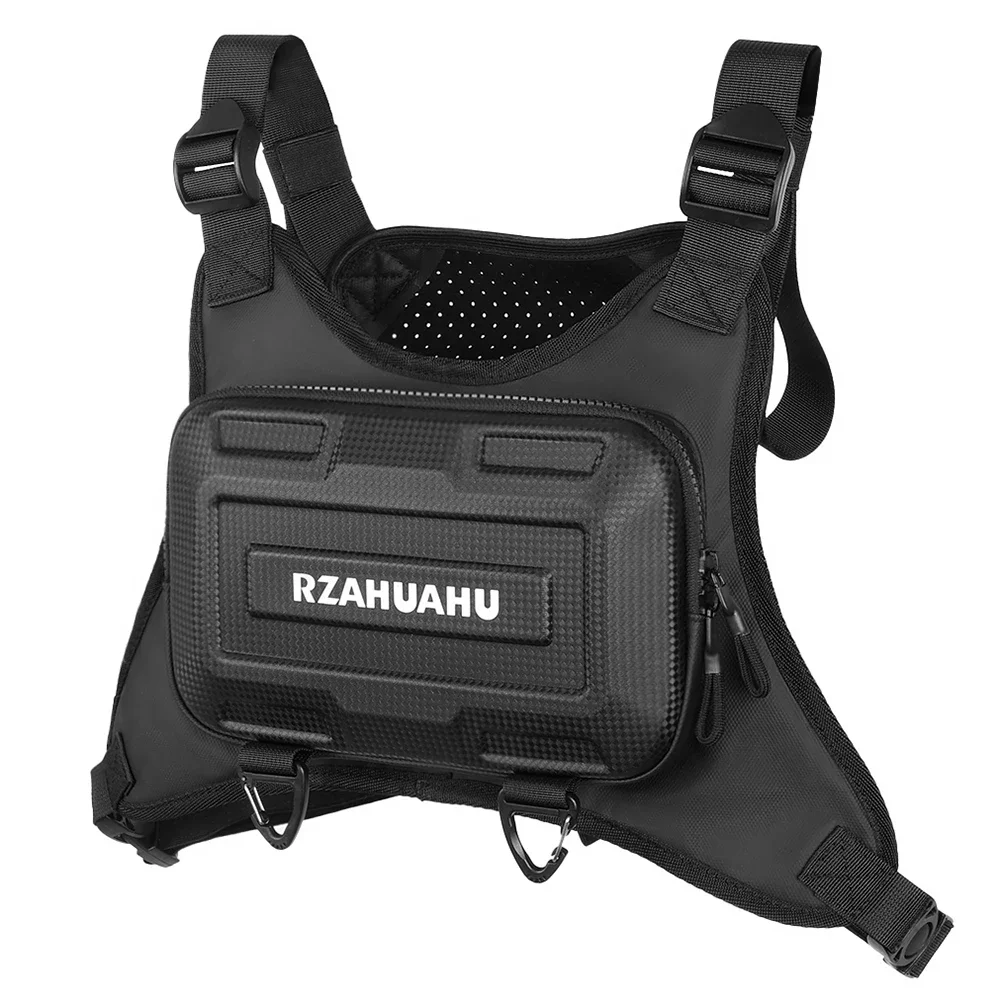 

Sports Functional Tactical Chest Bag For Men Fashion Hip Hop Vest Streetwear Bag Waist Pack Unisex Black Chest Rig Bag