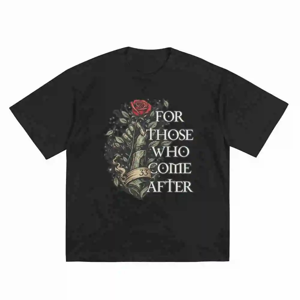 Expedition 33 Clair Obscur For Those Who Come After Short Sleeve Tee 100% Cotton T-Shirt