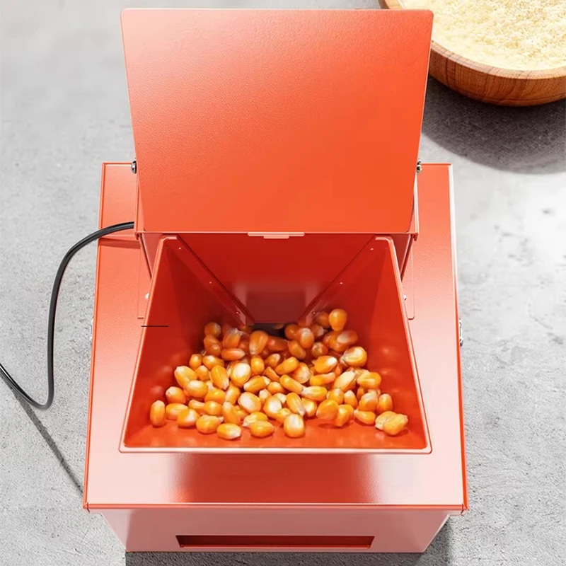 

Mini Home Electric Flour Mill: Spice/Grain/Herb Grinder, 220V, Replaceable Sieve, for Making Cornmeal and Chili Powder