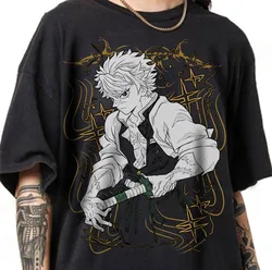 Demon Slayer T-shirt, Inspired Anime Sanemi Shinazugawa T-shirt