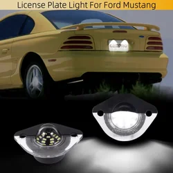 2pcs Error Free LED Number License Plate Light Lamps Taillight For Ford Mustang 1994 1995 1996 1997 1998-2004 Number Plate Lamp
