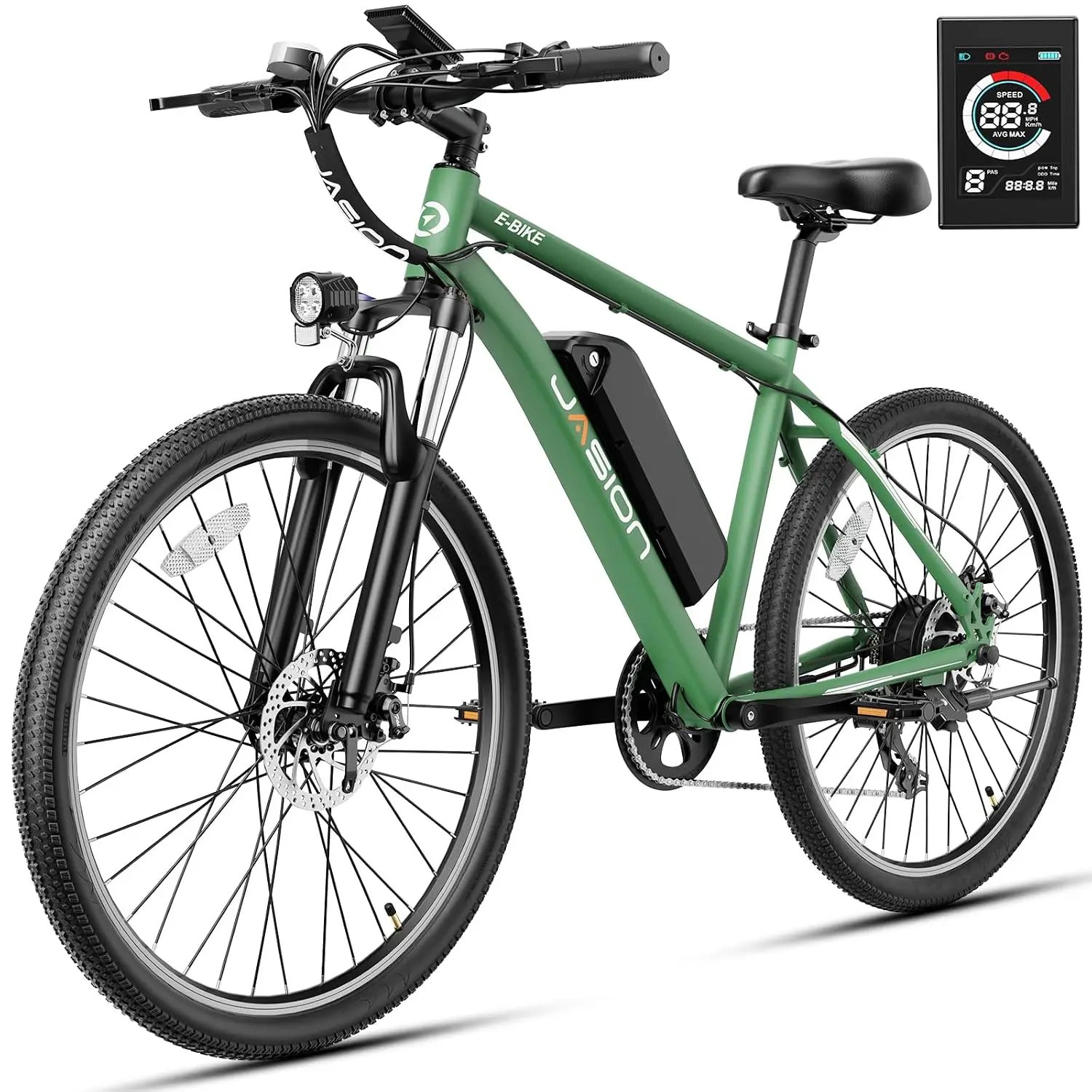 1000W Electric Mountain Bike, 40Miles 20MPH E-Bike 500Wh Battery, 7-Speed 26