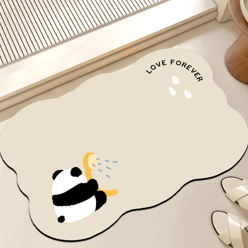 

Коврик напольный абсорбирующий, нескользящий Быстросохнущий мягкий коврик для ванной, туалета, двери унитаза