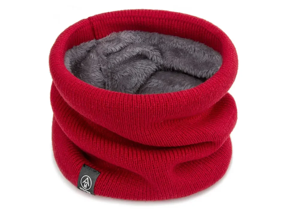 Winter Warm Schal Für Jungen Mädchen Kinder Baby Halswärmer Dicke Wolle Kragen Snood Baumwolle Gestrickte Ring Schnee KALT – Detail 14