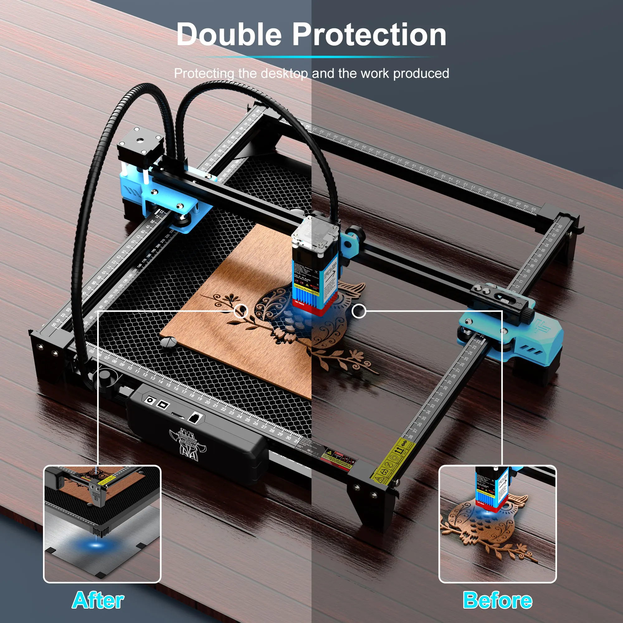 TWOTREES Co2 Laser Honeycomb Bed Laser Equipment Honeycomb Working Table For Sculpfun XTOOL CO2 Cutting Laser Engraver Machine