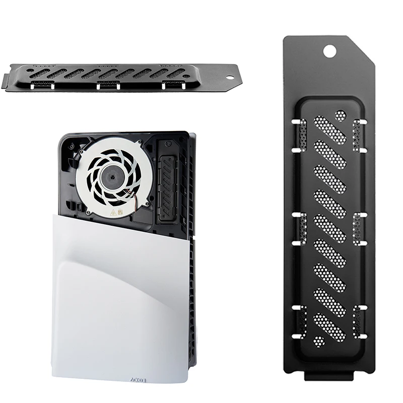 

SSD Heatsink Dust Cover Aluminum Alloy Heat Dissipation Cover Breathable Hole for PS5 Slim M.2 NVMe 2280 SSD Expansion Slot