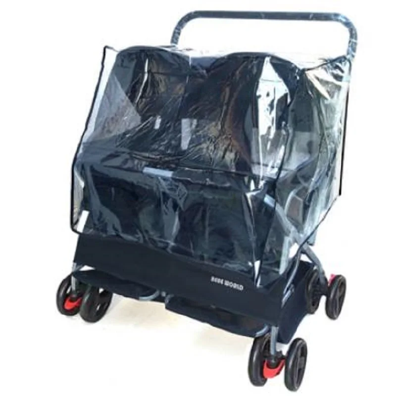 Advanced Double Seat Dog Pram Light Folded Instantly Cat Stroller 8-Wheel Pet Carrier Puppy Outdoors Accessories