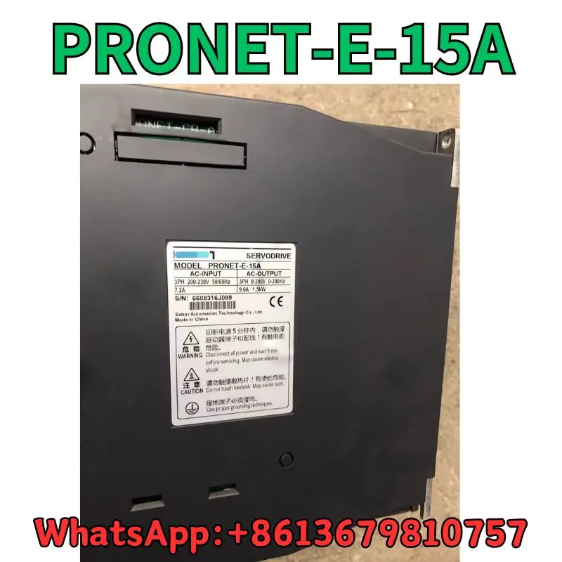 Used Servo driver PRONET-E-15A test OK Fast Shipping