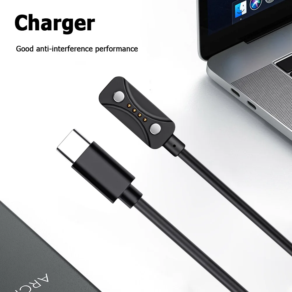 

Зарядный кабель USB C, сменный зарядный кабель 1 м, портативный адаптер питания 5 В, 1 А для Polar Ignite 3/Grit X2 Pro