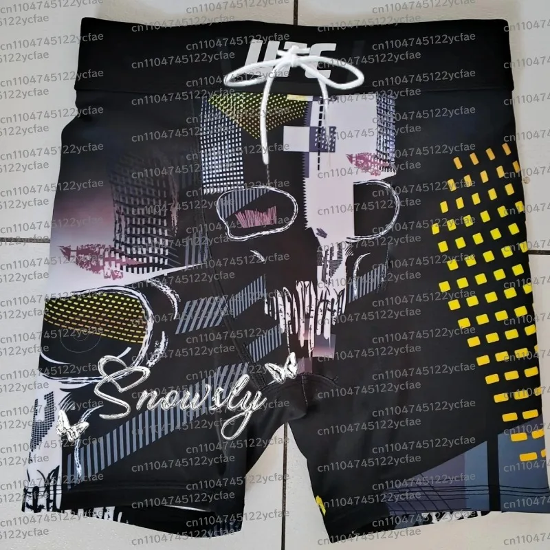 

2025 UFC New MMA Fighting Competition Sports Men's and Women's Breathable Quick Drying Sweat Absorbing Boxing Training Shorts