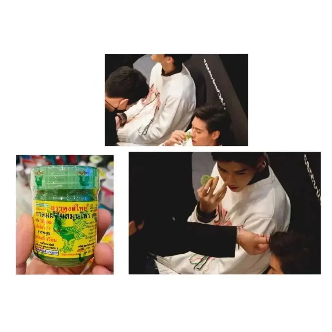 12 pcs/10 pcs/5 pcs/4 Pcs/1 pcs สมุนไพรไทย Inhaler Hong Thai แบบดั้งเดิมจมูกไหล carsick สดชื่นสดชื่น Essences