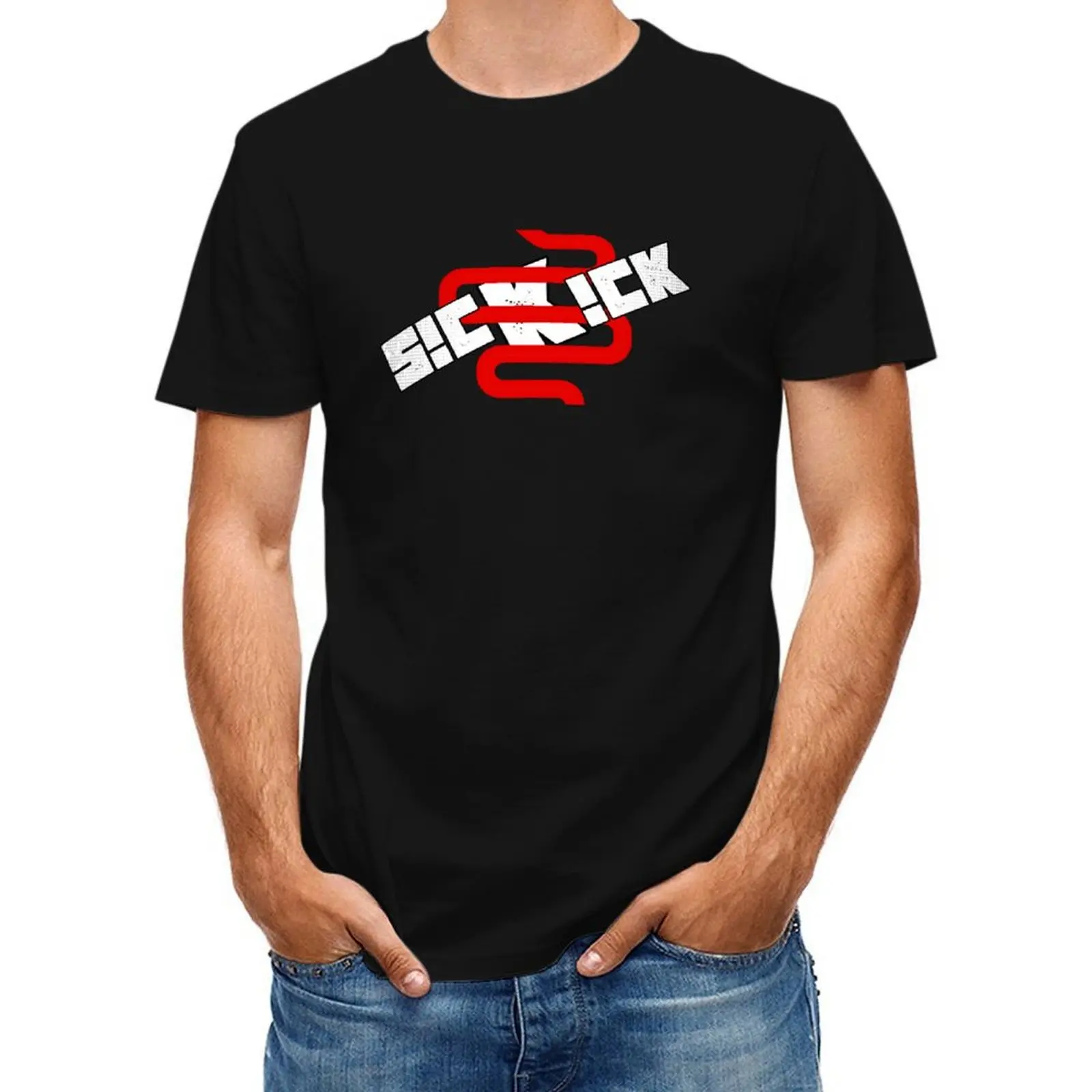 

S!CK!CK SNAKE T-Shirt cute clothes quick-drying Anime t-shirt t shirts for men cotton