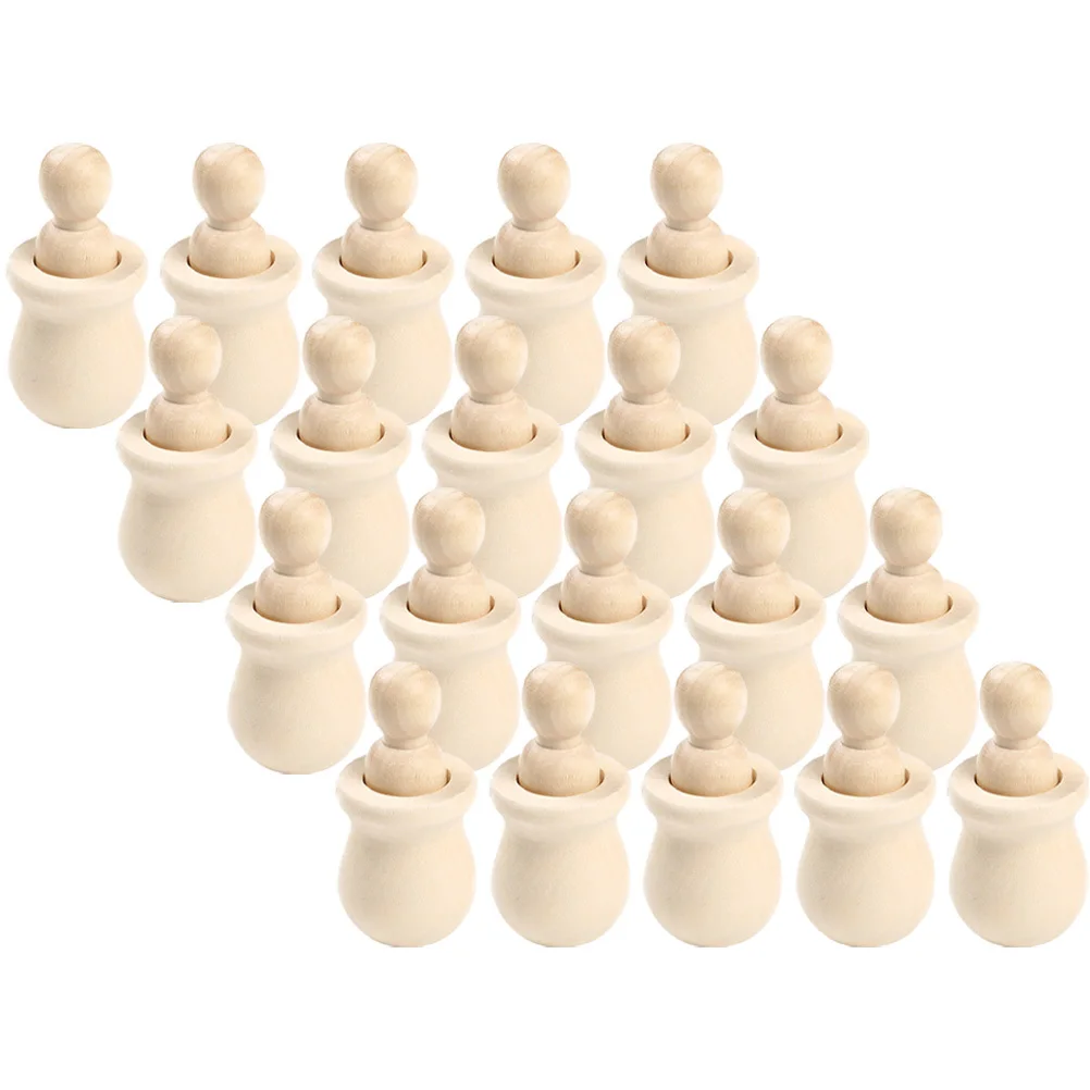 ชุดงานฝีมือไม้ดิบ 20 ชิ้น สำหรับเด็ก ระบายสี สร้างสรรค์ พัฒนาทักษะศิลปะ