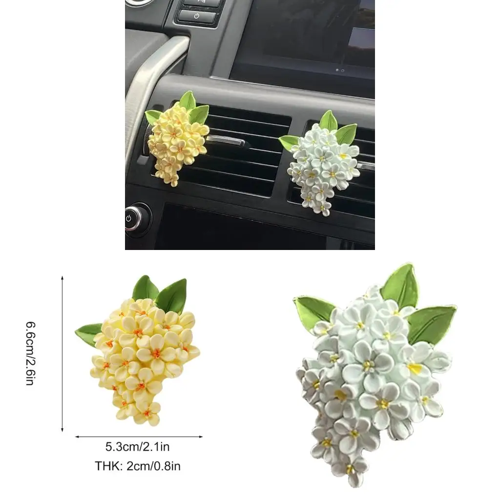 

Air Outlet Fragrances Clip Long Lasting Scent with Simple styles Designs Plastic Air Freshener Adapter Decorative for Car