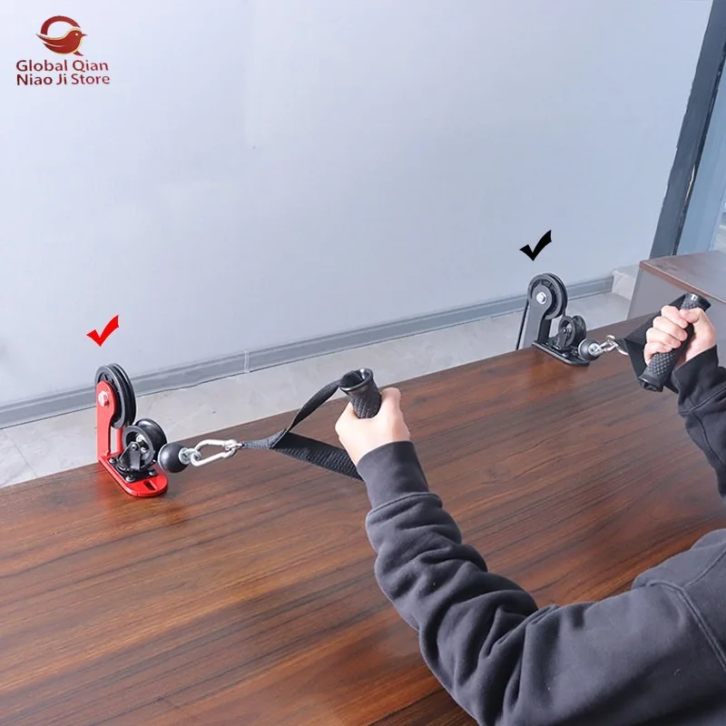 Forearm Strength Trainer, Desktop Pulley Forearm Trainer, Wrist and Arm Muscle Training Desktop Pulley Machine