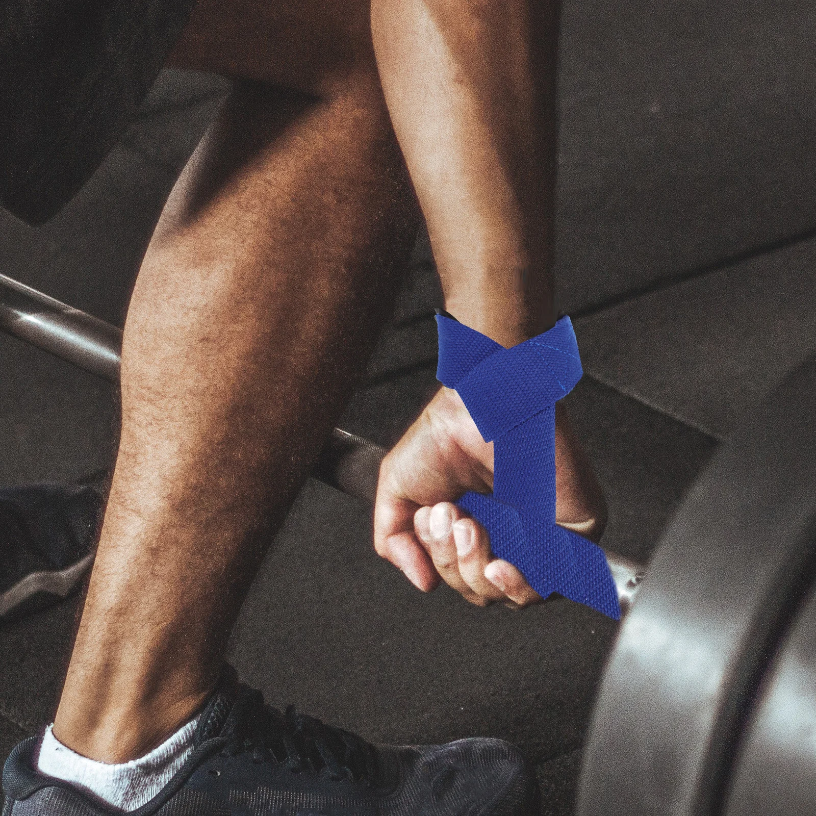 

2pcs Fitness Wrist Band Wear-Resistant Portable Lifting Strap Protective Training Accessory Multi-Function Gym Supply