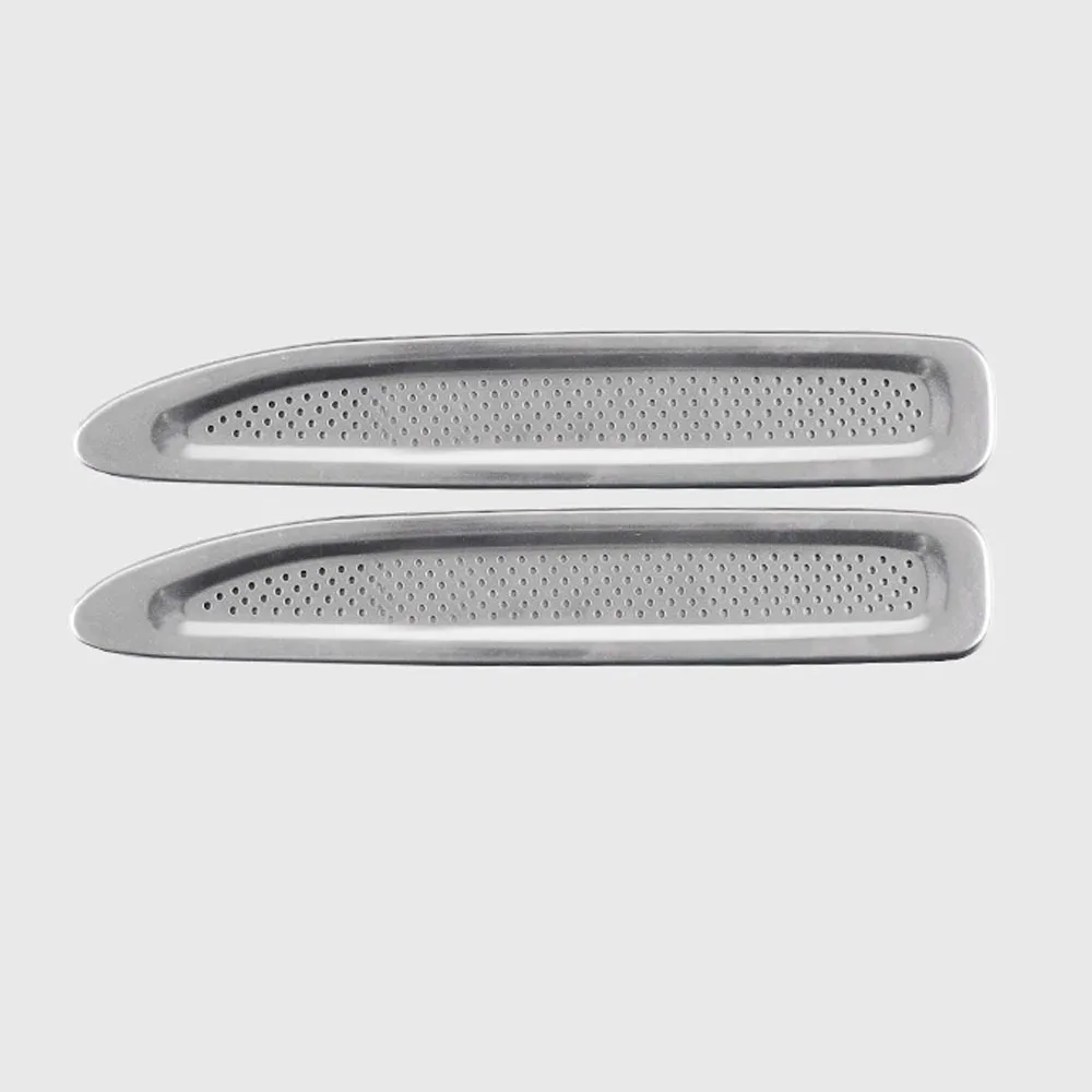 For VOYAH Dreamer 2025-2027 Stainless steel Car Front door cover air vents Dust Horn panel Cover Trim Internal Accessory 6