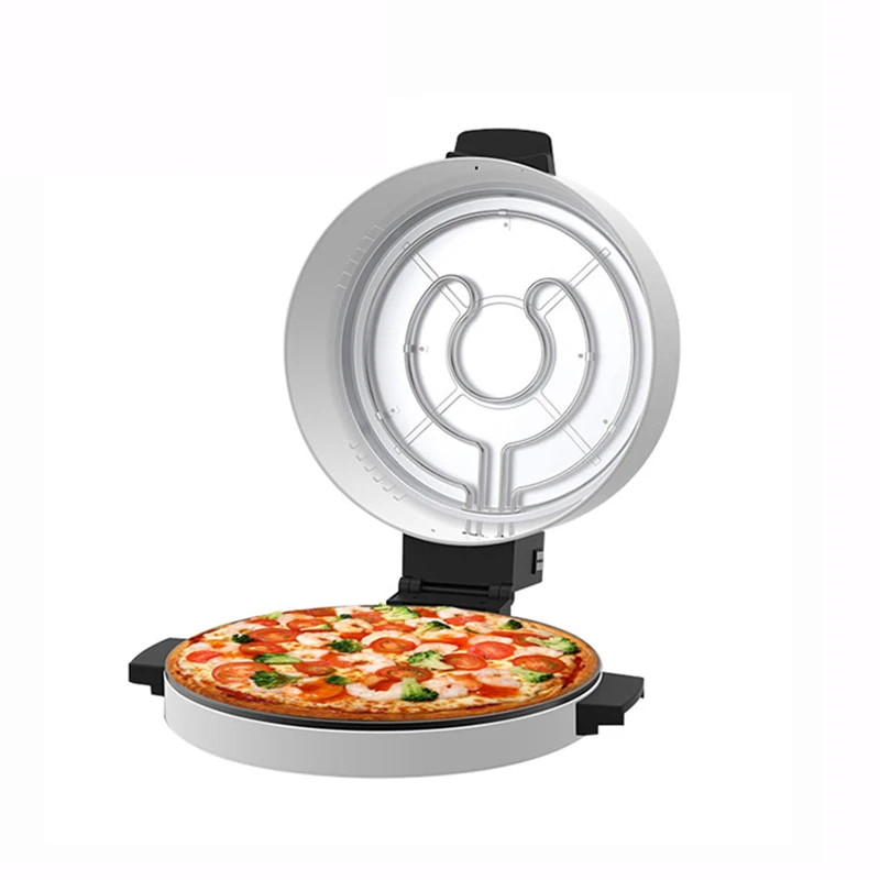 1800W Electric Arabic Bread Maker Household Steak Pan Machine Countertop Pizza Oven with Non-stick Bakeware