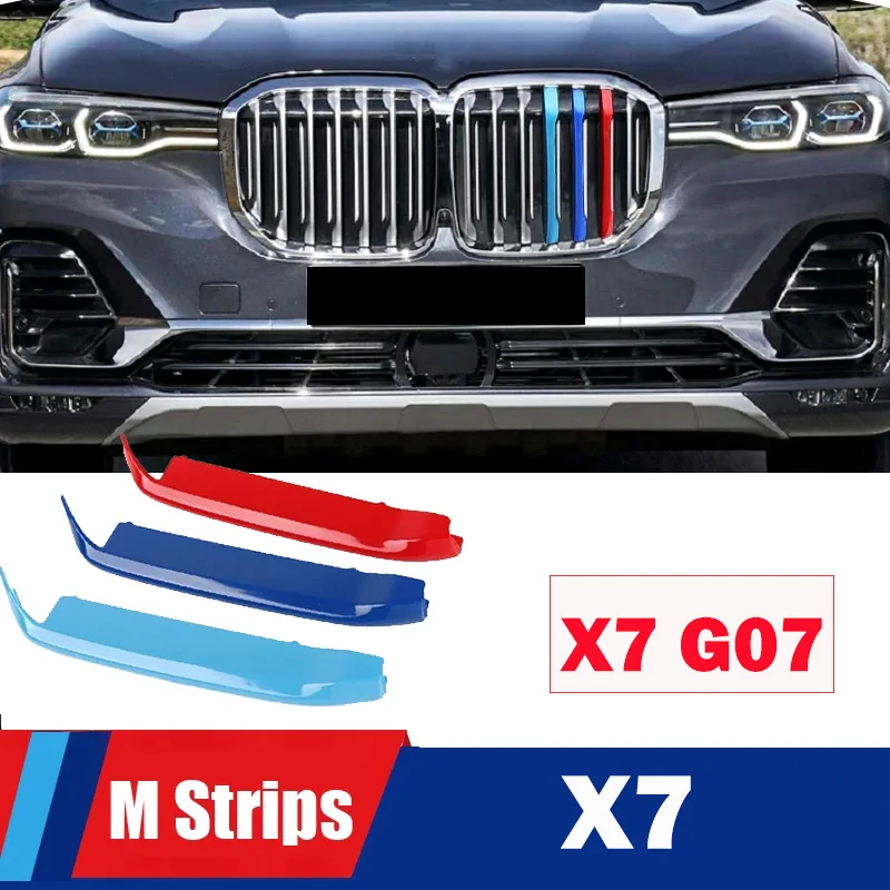 M Power Frontgrill Trim Streifen Für BMW X1 X2 X3 X4 X5 X6 X7 F48 F49 E84 F39 F25 F26 G01 G02 F15 E70 G05 F16 E71 E72 G07 Z4 E89