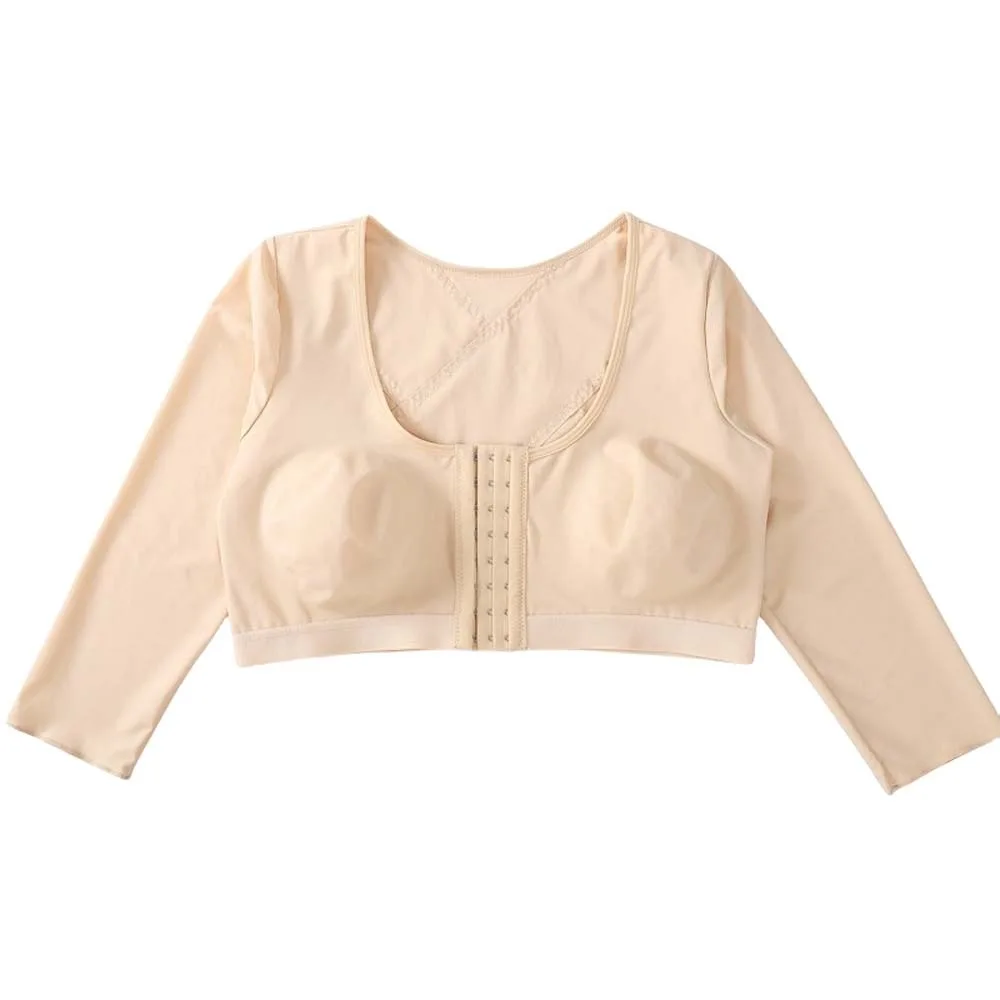 

Tummy Control Body Shaping Underwear Hook Loop Adjustable Yoga Sports Bra Seamless Front Closure Body Shaper Yoga Sports