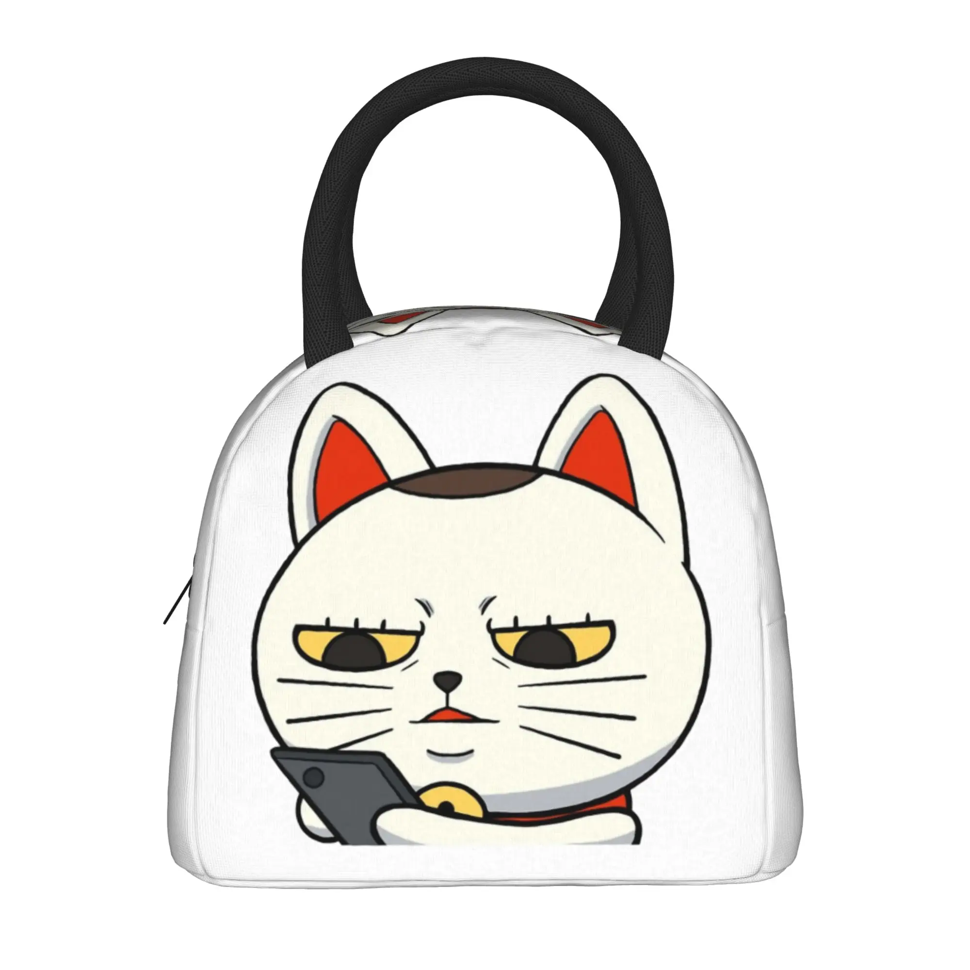 Turbo Granny Anime Dandadan  Insulated Lunch Bags Cooler Bag Reusable  Large Tote Lunch Box Food Handbags Work  Travel