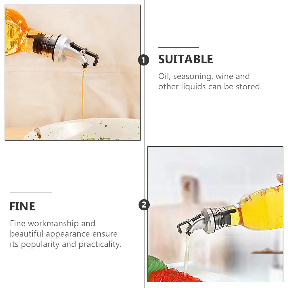 4Pcs 250Ml Multifunctional Glass Oil Vinegar Bottle Set for Kitchen Seasoning Storage Olive Oil Soy Sauce Cooking Liquor