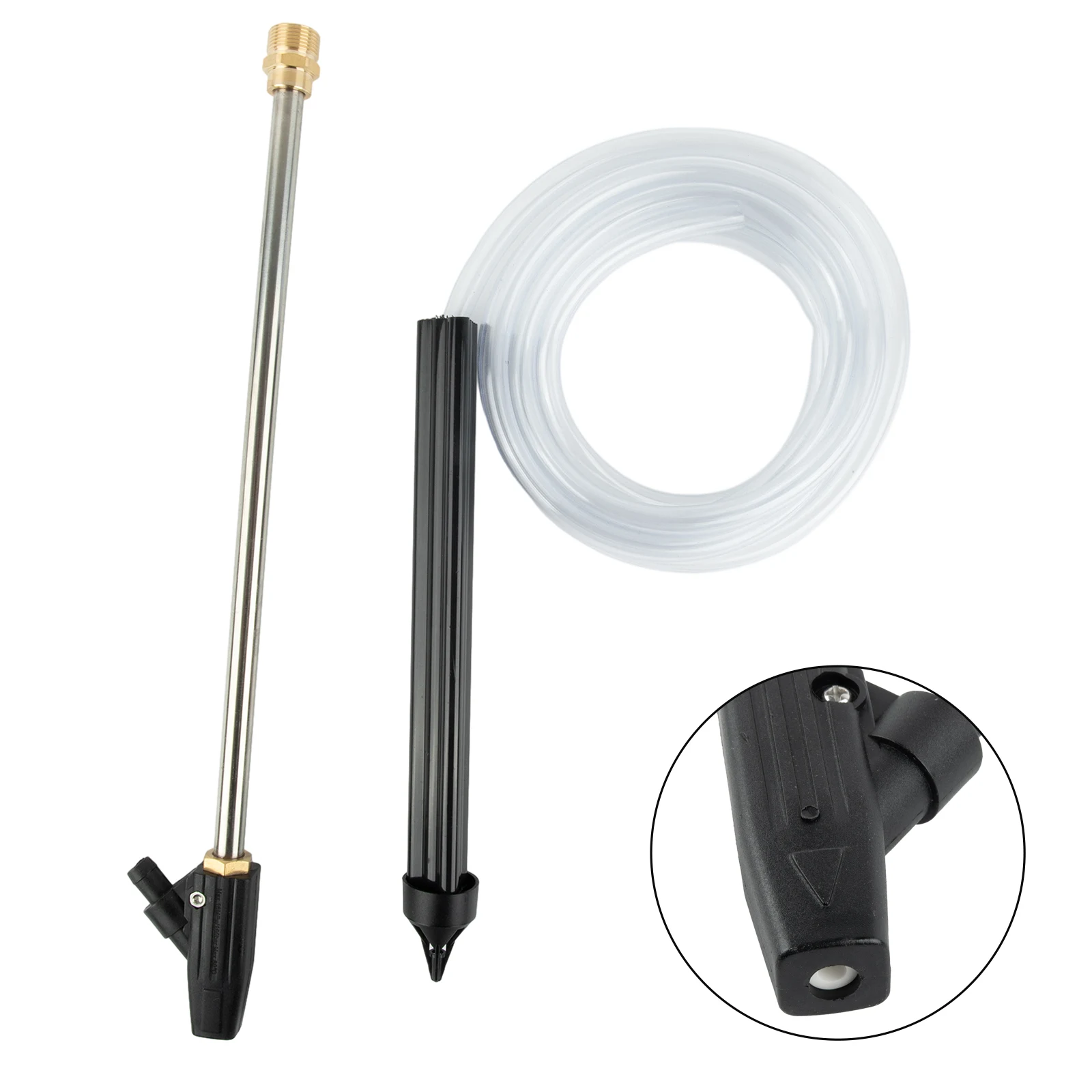 Adaptador de presión de tubo de chorro de arena, serie de arandelas a presión, purificación de aire de suciedad tenuda doméstica para eliminar el óxido