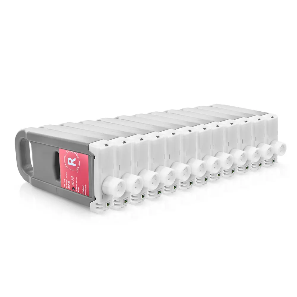 Cartucho de Tinta Compatible Premium PFI 710 con Pigmento para Impresoras Canon TX2000 TX3000 TX4000