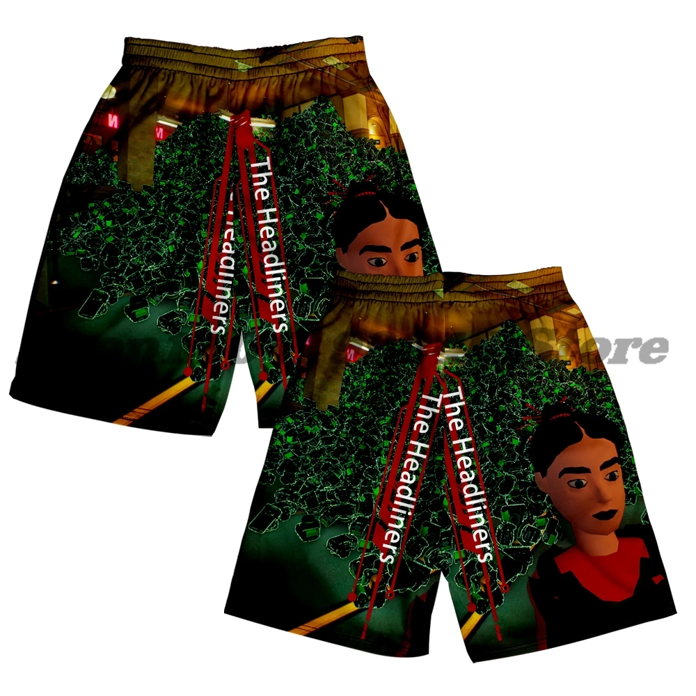 

Пляжные короткие брюки The Headliners Game Merch для мужчин и женщин, повседневные баскетбольные спортивные брюки для улицы, стиль1