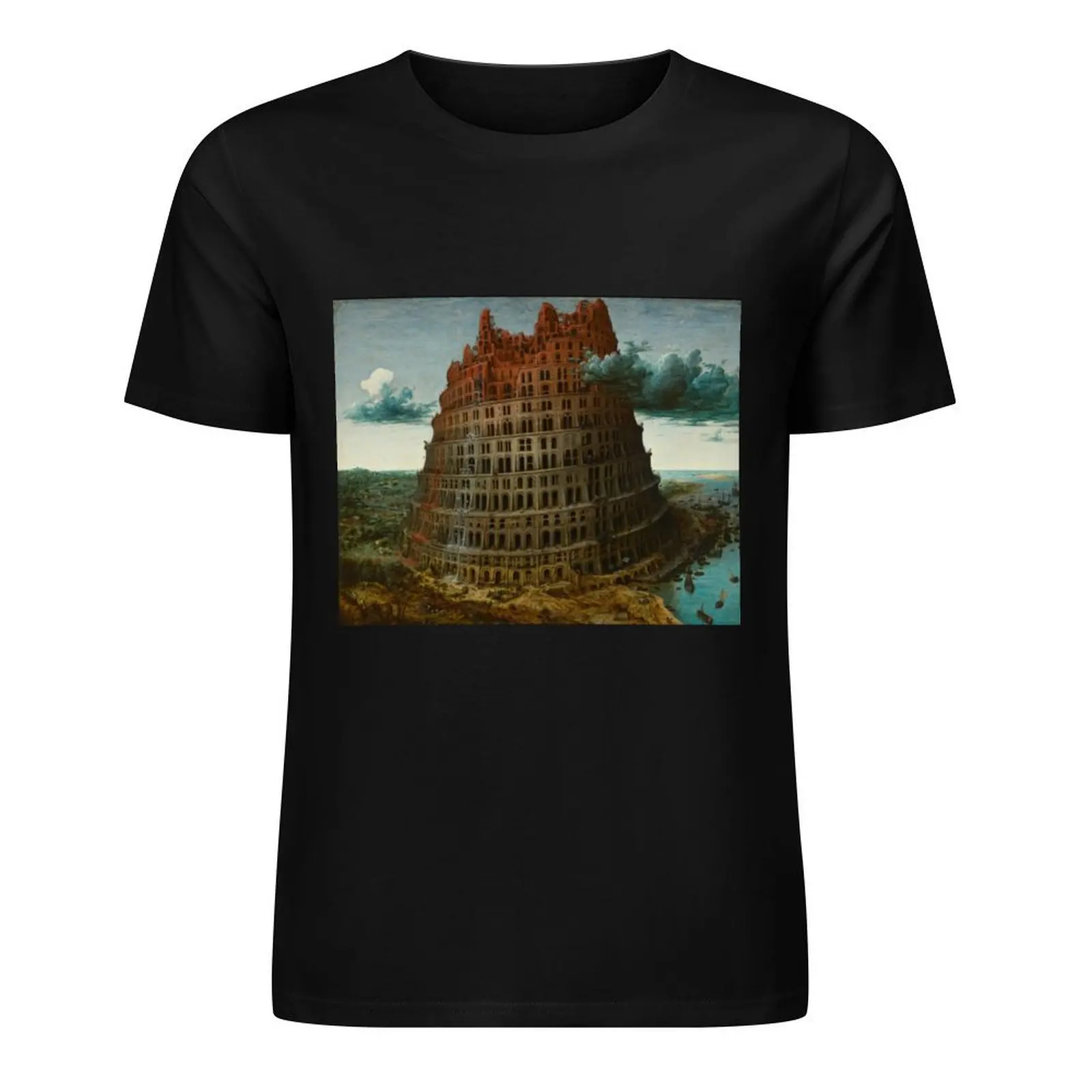 The Tower of Babel (Bruegel) T-Shirt anime figures plus size clothes boys animal print t shirts for men