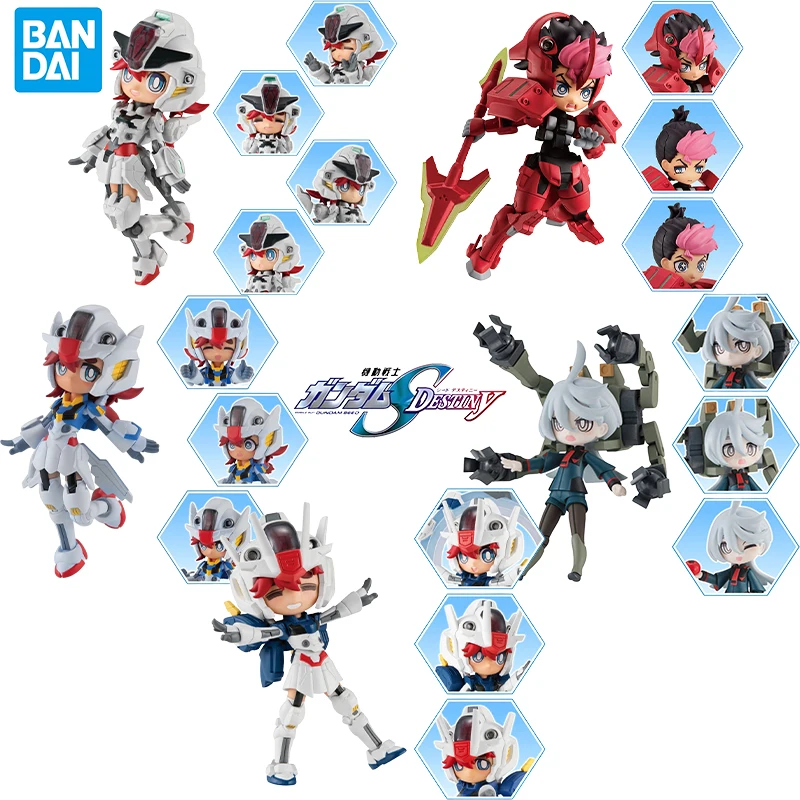 

Bandai натуральная конфетная игрушка аниме фигурка мобильный костюм Gundam THE WITCH FROM MERCURY экшн-игрушки для мальчиков и девочек подарок Коллекционная модель
