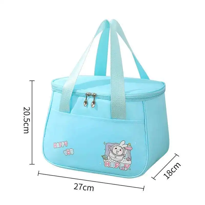 Picnic Basket Thickened Waterproof Cloth Outdoor Travel Camping Equipment Hand Bag Large Capacity Thermal Insulation Package