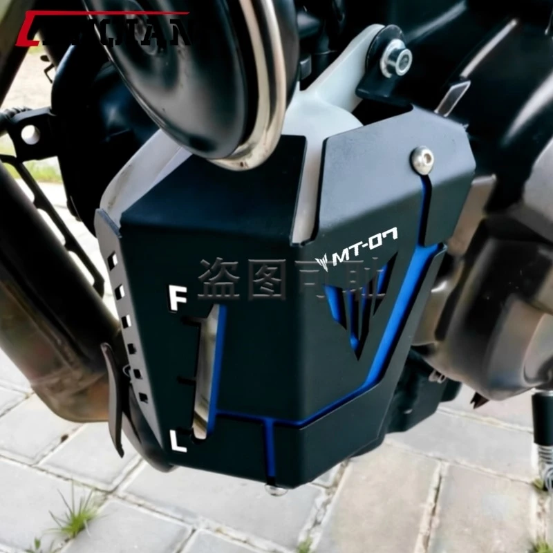 

MT 07 FZ07 Water Coolant Resevoir Tank Guard Protector Cover For Yamaha MT07 2014 - 2022 2023 2024 Motorcycle mt 07 Accessories