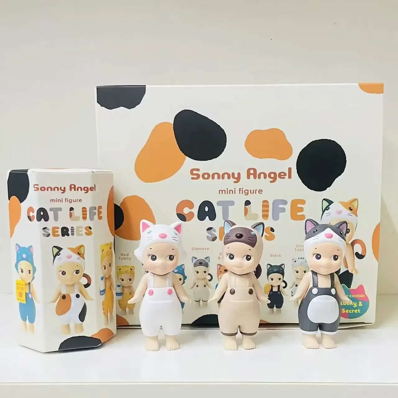 9개 소니엔젤 고양이 라이프 시리즈 미니 수집용 고양이 피규어 귀여운 인형 어린이 집꾸미기 선물 아이디어 어린이에게 딱 맞습니다