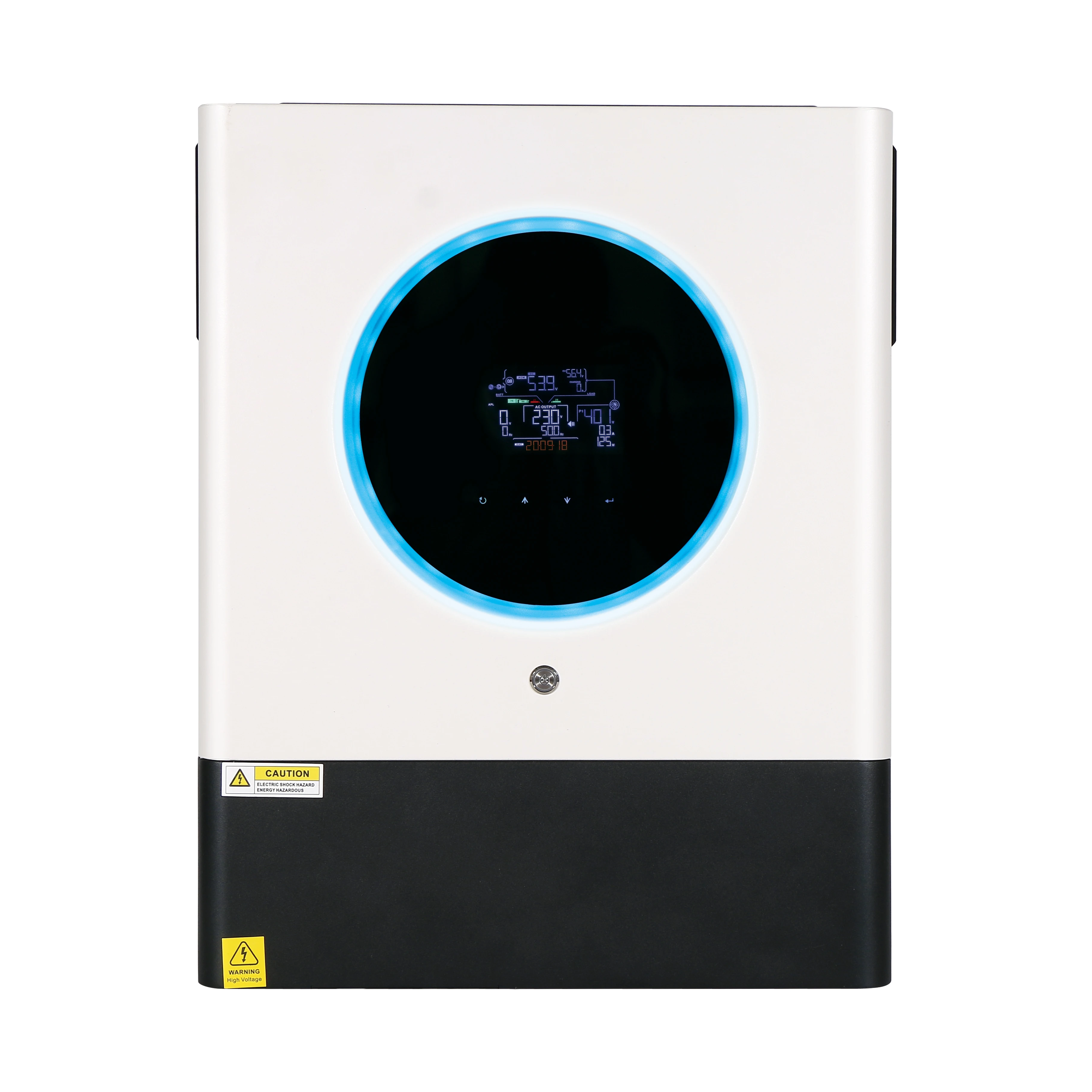 8kw عاكس هجين العاكس 48 فولت 220 فولت 8000 واط 5 بوصة شاشة LCD ملونة وزر قابل للمس محولات الطاقة الشمسية #2